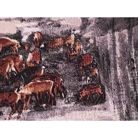 Endangered Species Silk Tie, Made in USA, Wolves, Wolf Tie, 55" - Picture 5 of 8